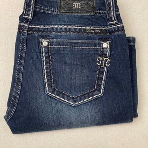 Miss Me Dark Blue Boot Cut Jeans